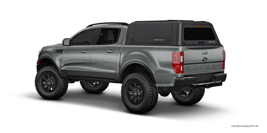 RSI EVO Adventure Stainless Steel Hardtop - Ford Ranger DoKa (2012-2023) - Black Matt