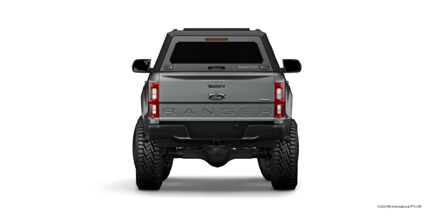 RSI EVO Adventure Stainless Steel Hardtop - Ford Ranger DoKa (2012-2023) - Black Matt