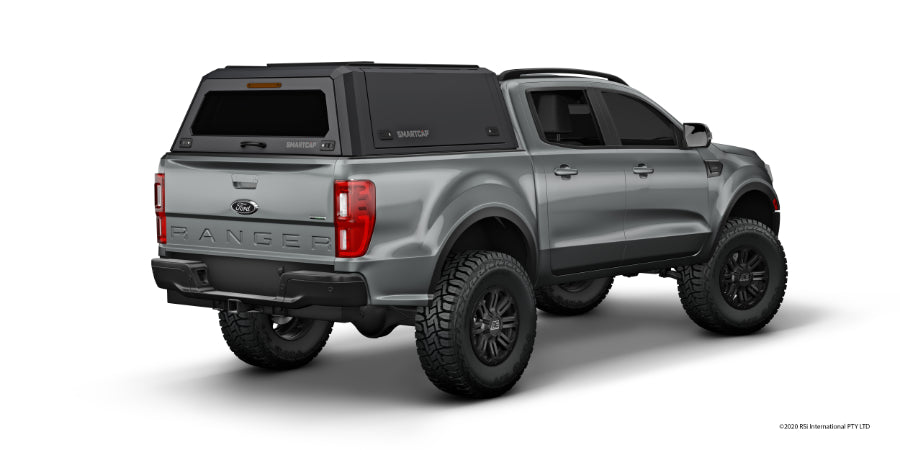 RSI EVO Adventure Stainless Steel Hardtop - Ford Ranger DoKa (2012-2023) - Black Matt