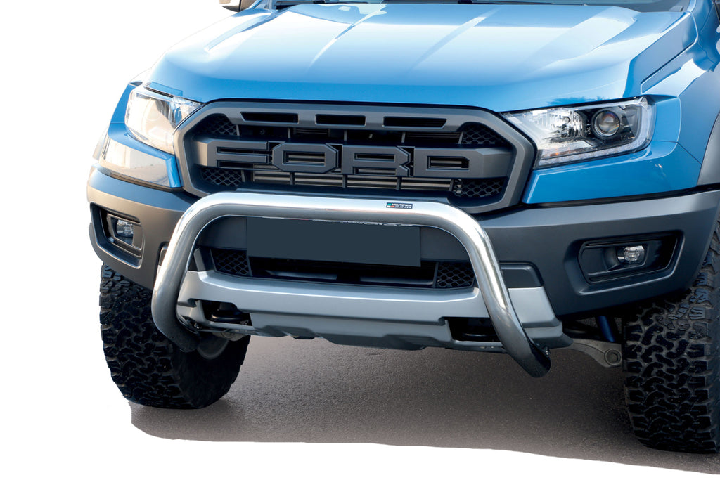 Ford Ranger Raptor front guard high-gloss stainless steel 76mm (from 2019-) 