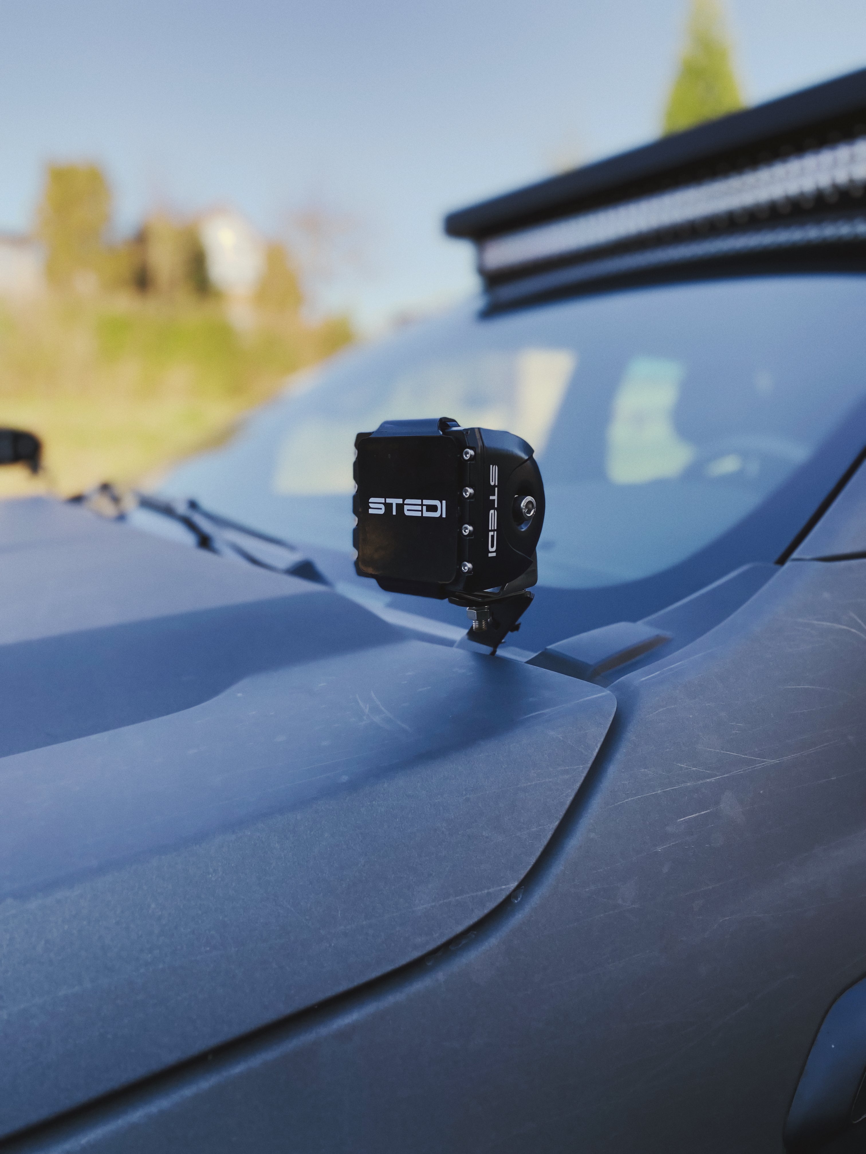 GPC Motorhaubenhalter mit STEDI C4 (FLOOD) - Ford Ranger & Ranger Raptor (2011-2023)