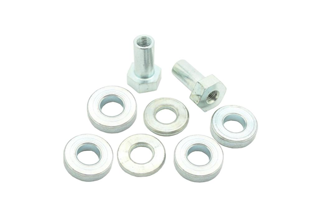 Central bearing alignment kit for higher-riding vehicles