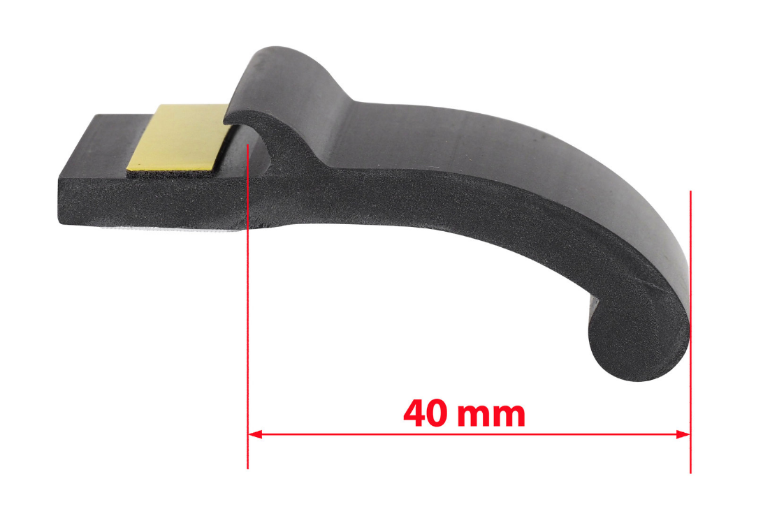 Kotflügelverbreiterung 40 mm 4 Stück á 1,5 Meter (aus schwarzem Hartgummi) - GPC-Offroad