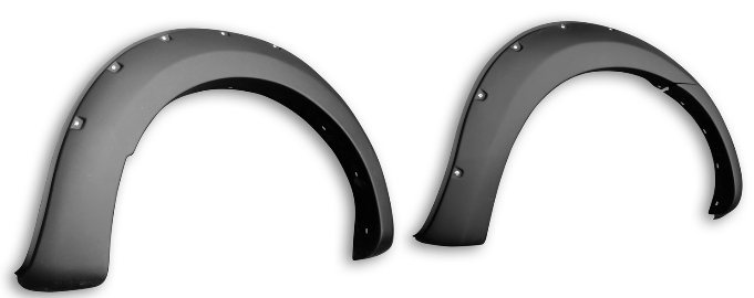 Fender flares Ford Ranger (2016-2018) double cab Pocket Style 30mm 