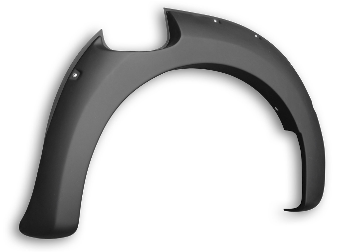 Fender flares Ford Ranger (2016-2018) double cab Pocket Style 30mm 