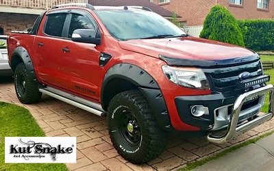 Kut Snake Kotflügelverbreiterung Ford Ranger PX1, PX2 "Monster" - 95 mm Breite - Struktur Oberfläche