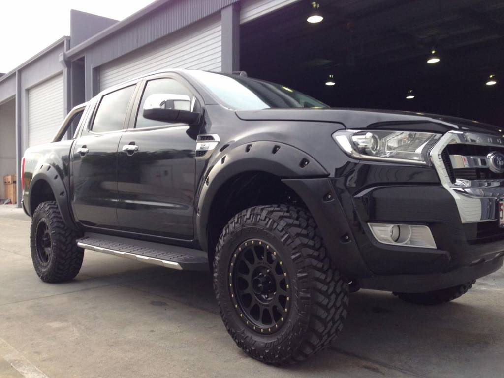 Kut Snake Kotflügelverbreiterung Ford Ranger PX1, PX2 - 55mm breite - Struktur Oberfläche