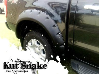 Kut Snake Kotflügelverbreiterung Ford Ranger PX1, PX2 "Monster" - 95 mm Breite - Struktur Oberfläche