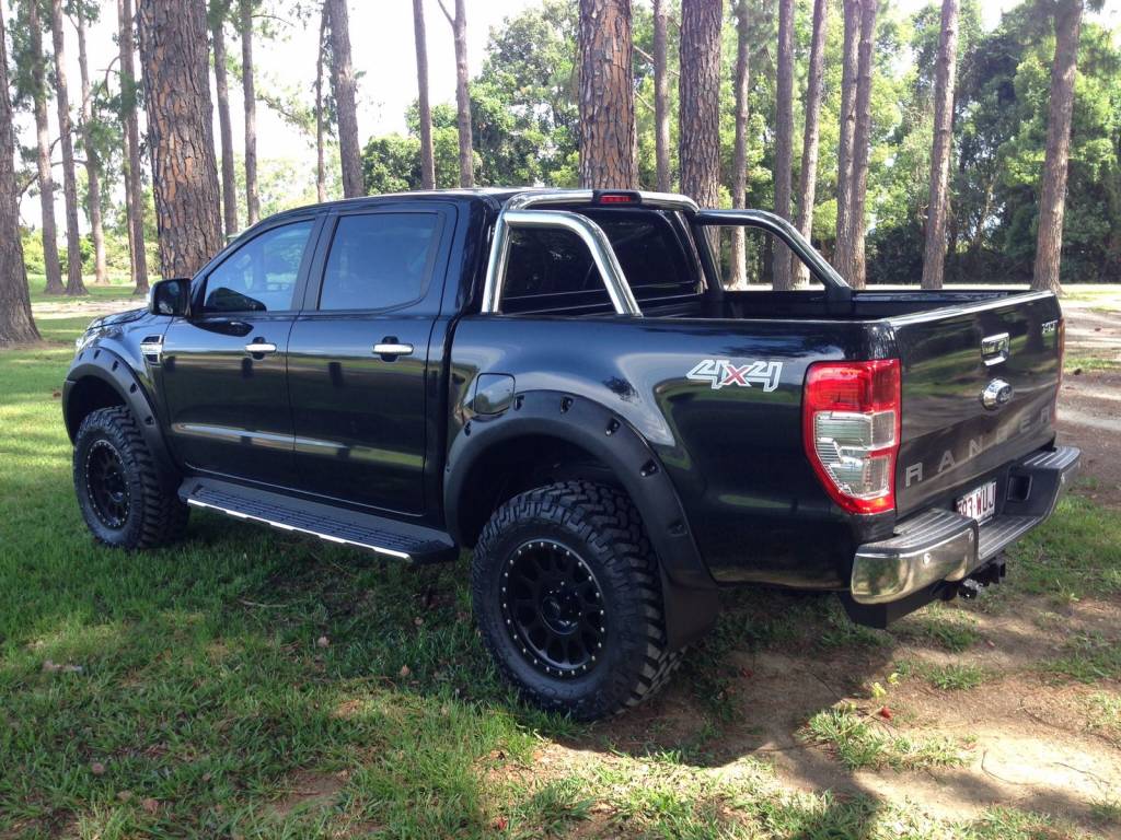 Kut Snake Kotflügelverbreiterung Ford Ranger PX1, PX2 - 55mm breite - Struktur Oberfläche