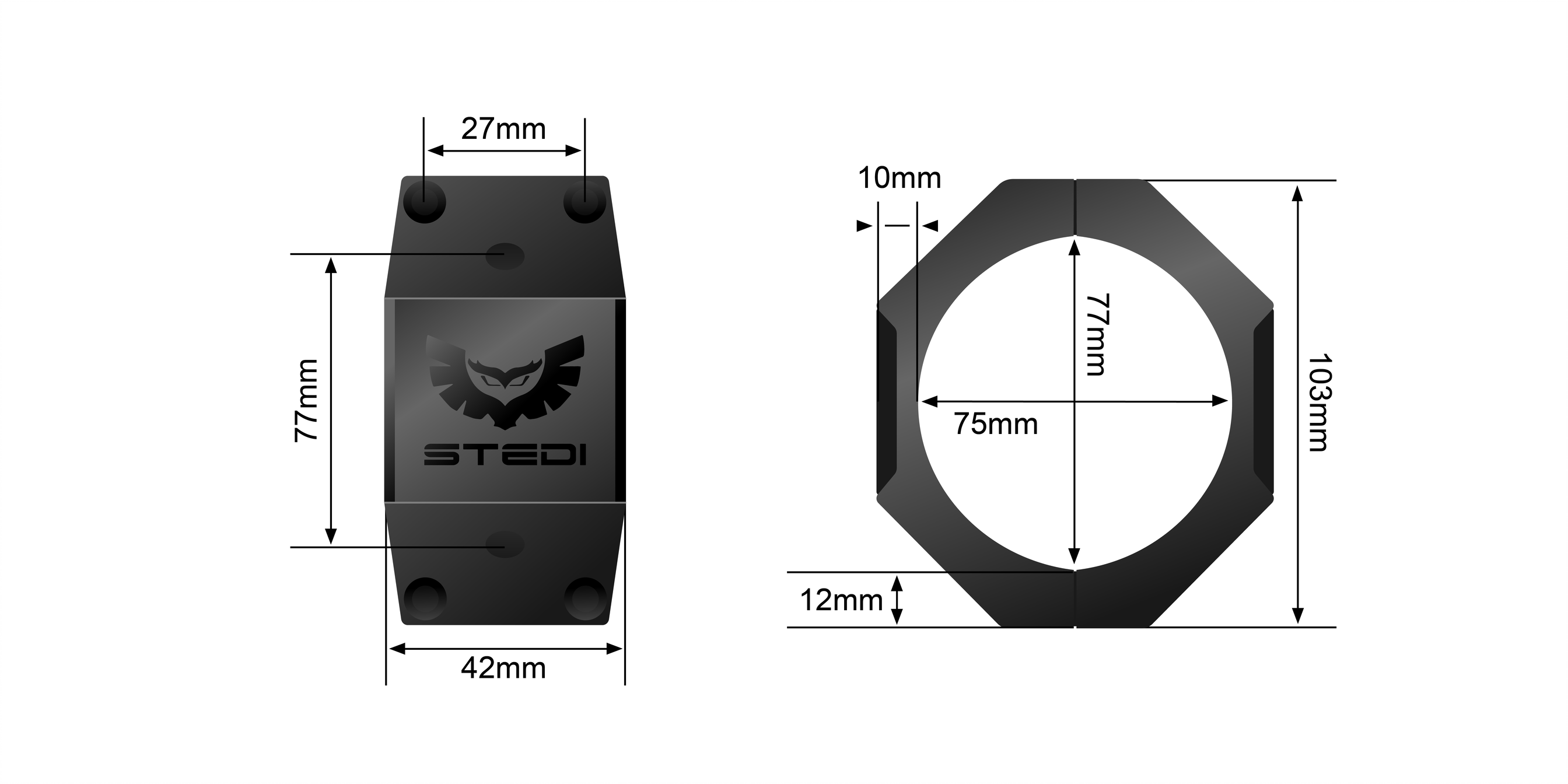 75-77mm