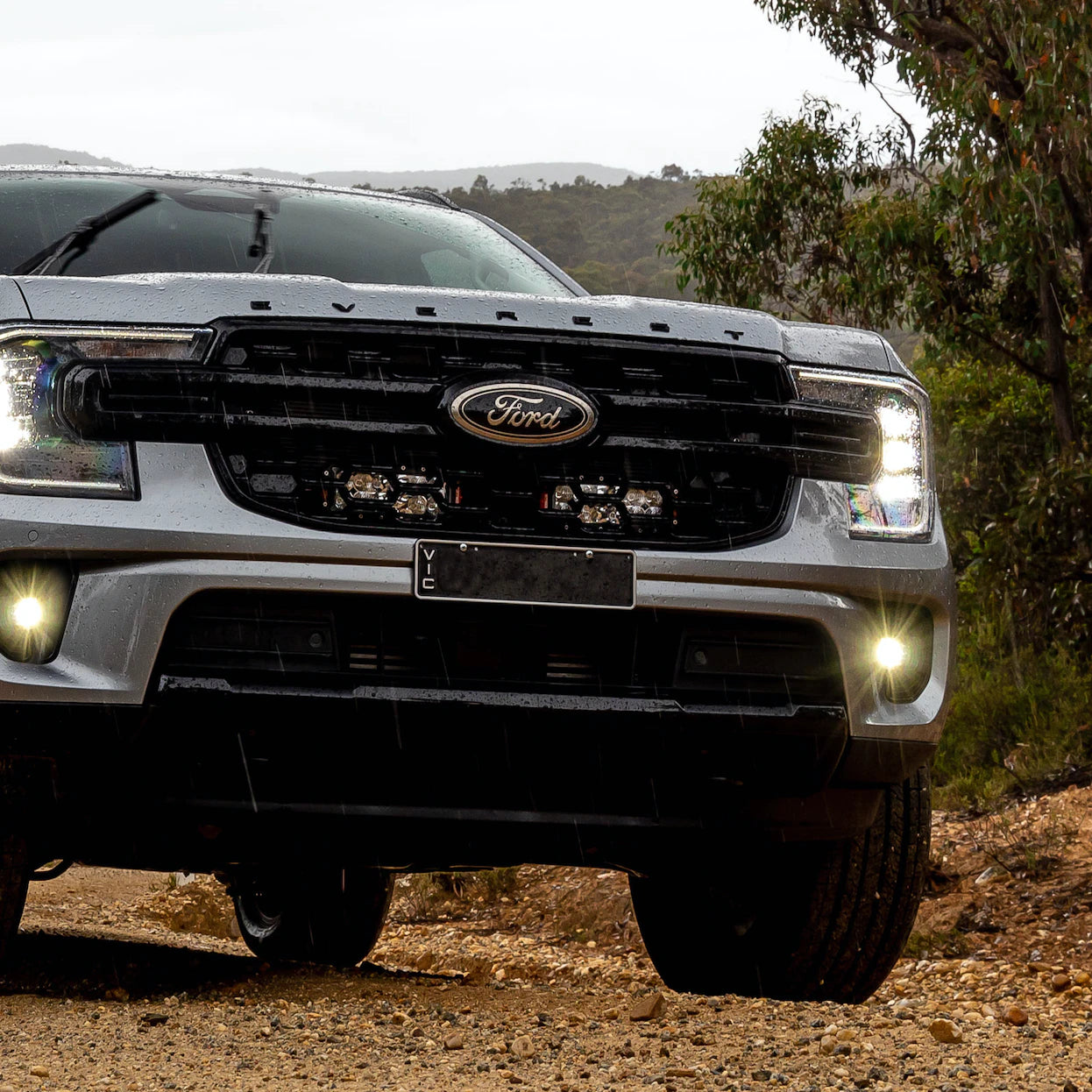 STEDI Ford New Ranger (PX4) Kühlergrill-Befestigung inkl. 2x ST3303 PRO - GPC-Offroad