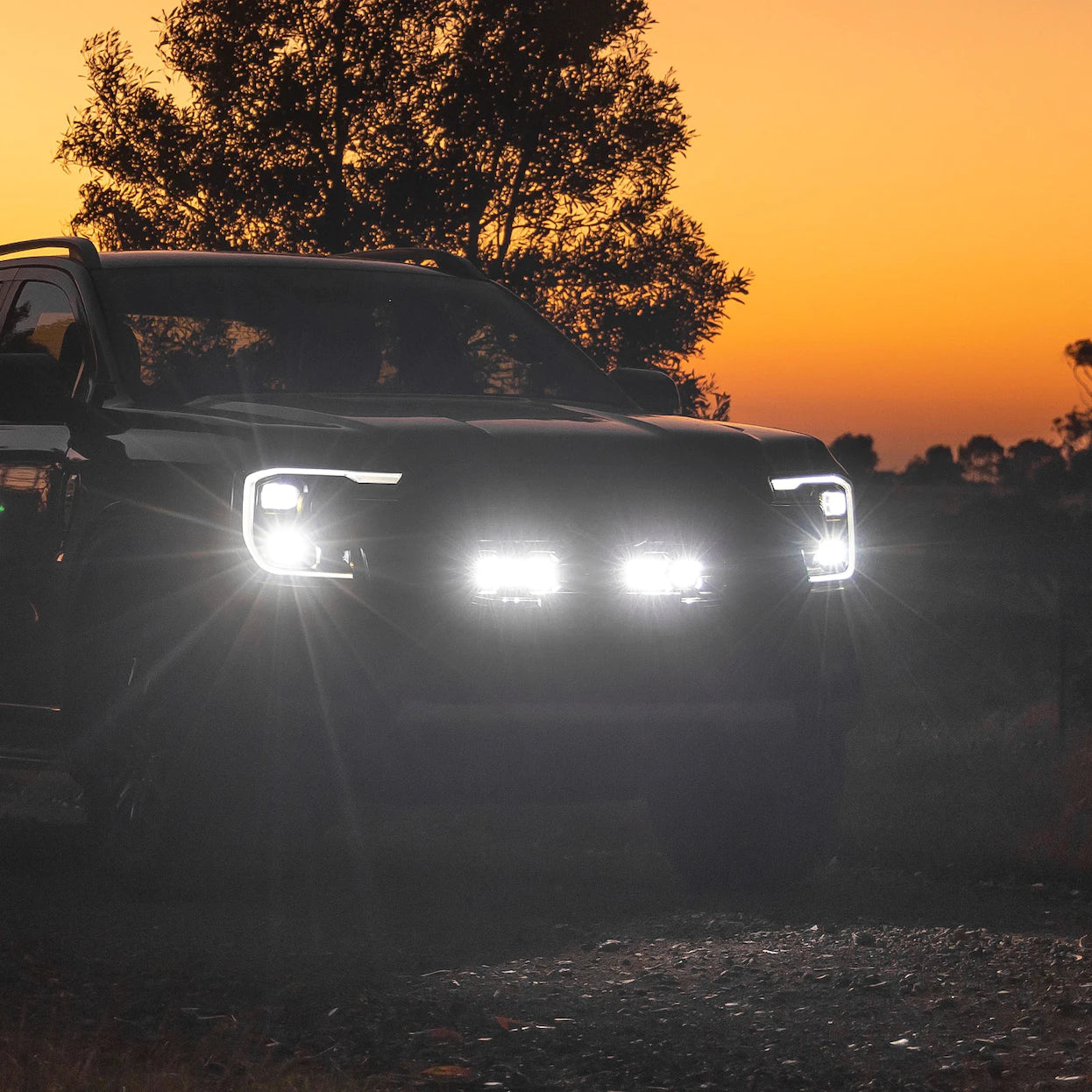 STEDI Ford New Ranger (PX4) Kühlergrill-Befestigung inkl. 2x ST3303 PRO - GPC-Offroad