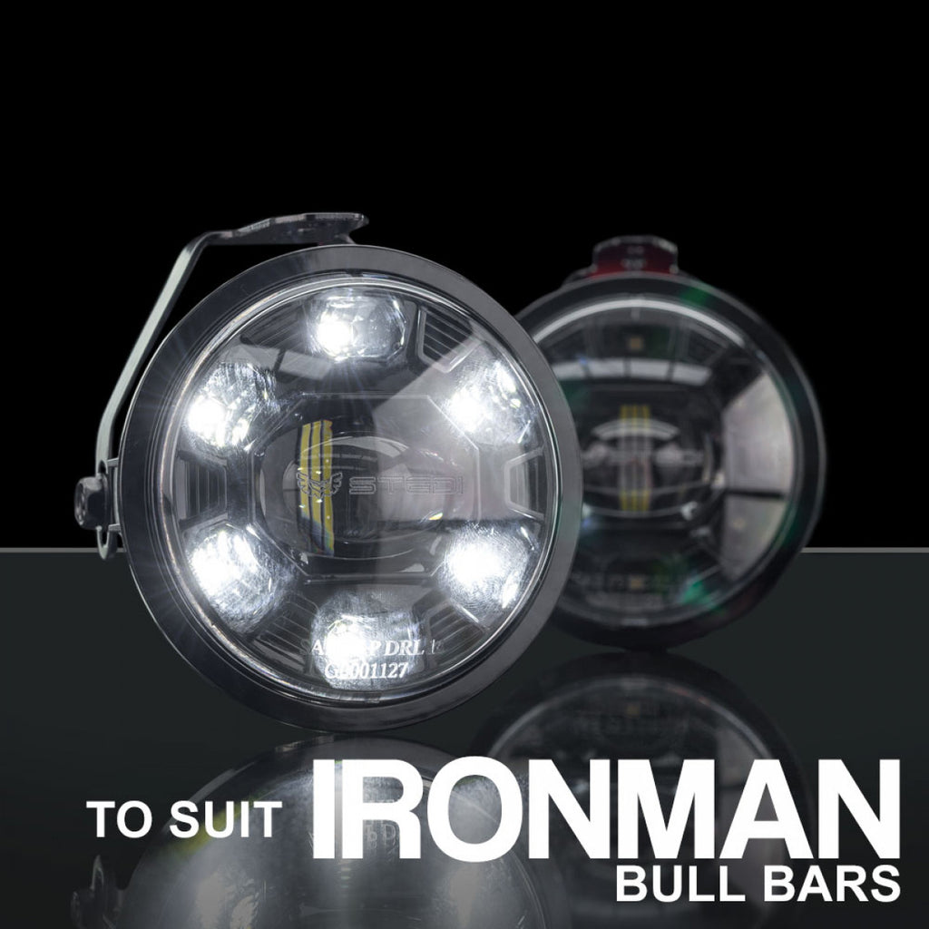 STEDI LED/DRL fog light conversion for Ironman Bull Bar