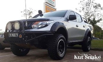 Kut Snake Kotflügelverbreiterung Mitsubishi L200 MQ (2015-2018) - 70mm Breite - Struktur Oberfläche