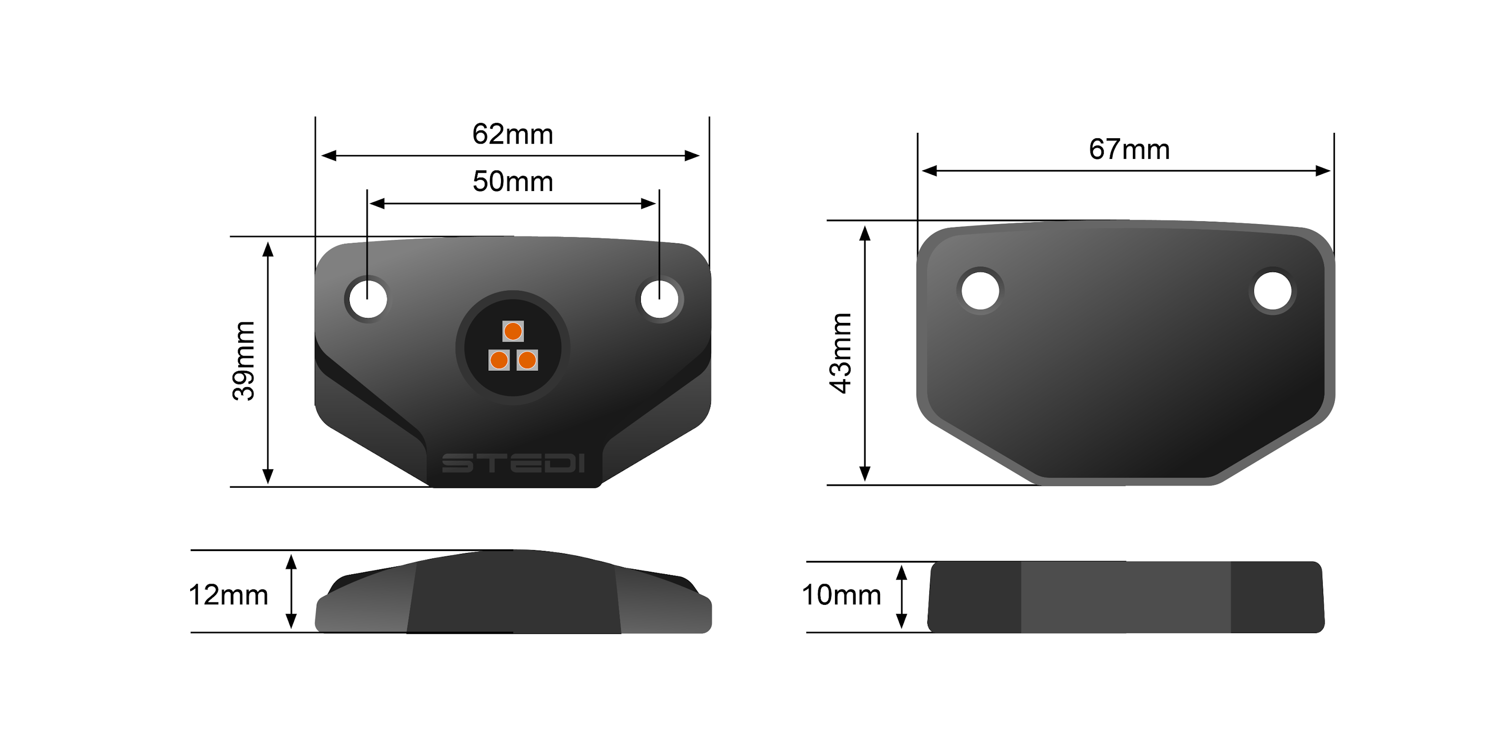 STEDI Surface Rock Light, Warmweiß (1 Stk.) - GPC-Offroad