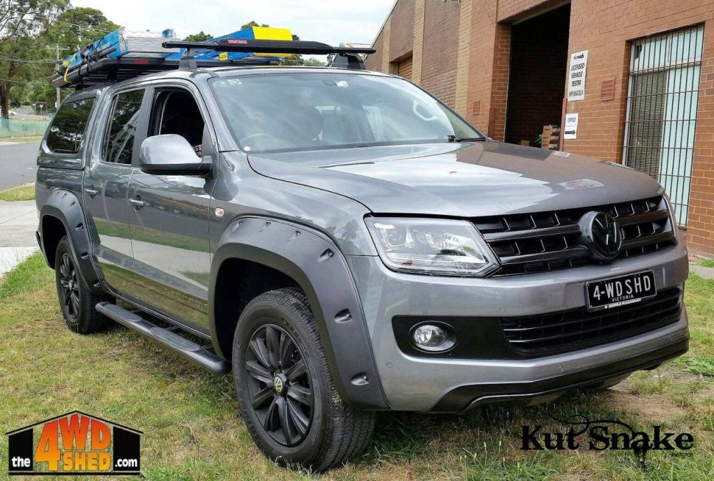 Kut Snake Kotflügelverbreiterung Volkswagen Amarok (2010-2022) - 90 mm Breite - Struktur Oberfläche